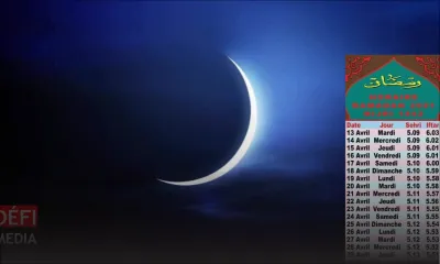 Ramadan 2021 : voici les horaires du sehri et de l’iftar