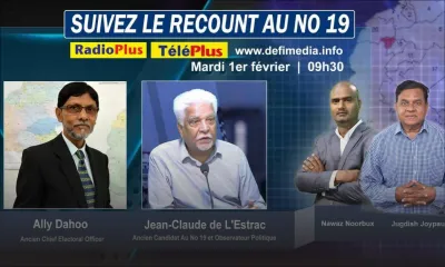Suivez le « Recount » sur Radio Plus et sur defimedia.info