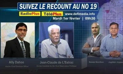 Suivez le « Recount » sur Radio Plus et sur defimedia.info