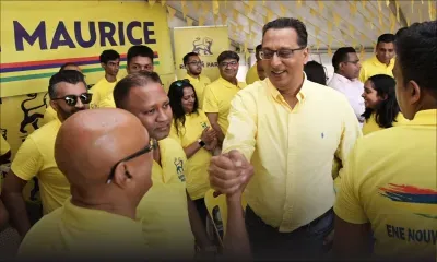 Congrès du Reform Party à Mahébourg