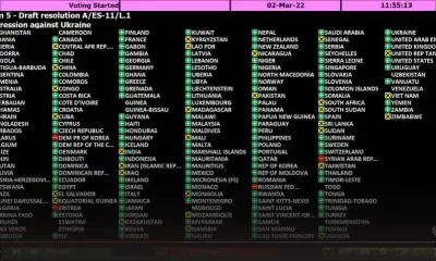 Guerre en Ukraine : Maurice a voté en faveur d’une résolution contre la Russie