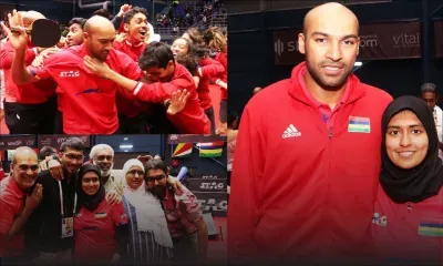 JIOI : Tennis de table : la paire mauricienne Rhikesh Taucoory/Widaad Gukhool en or