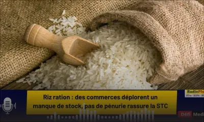Riz ration : des commerces déplorent un manque de stock, pas de pénurie rassure la STC