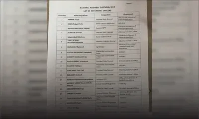 Législatives 2019 : découvrez la liste complète des «Returning Officers»