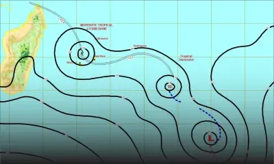 Tempête tropicale modérée Diane : Rodrigues reste en alerte 1