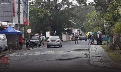 Rodrigues en veille de forte pluie