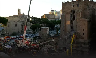 Un ouvrier décède après l'effondrement d'une tour médiévale à Rome