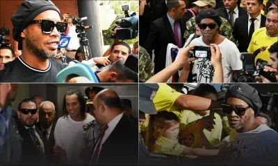 [En images] Faux passeport : Ronaldinho arrêté au Paraguay