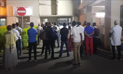 Sit-in des infirmiers et « attendants » à l’hôpital Jawaharlal-Nehru, Rose-Belle