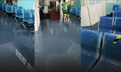 Fortes pluies : l’eau envahit l’hôpital de Rose-Belle