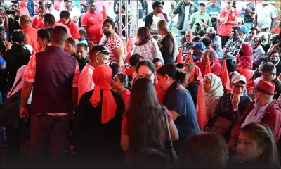 [En images] Les rouges dans le fief de Pravind Jugnauth