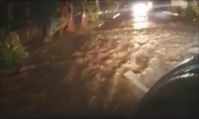 Cyclone Cilida : accumulation d'eau à Albion