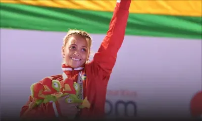 «Mo dir Moris mersi» dit la Mauricienne Roilya Ranaivosoa après avoir décroché trois médailles d'or en haltérophilie