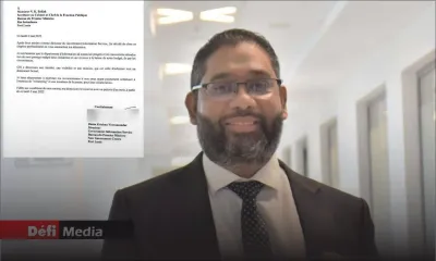 GIS :  Rudy Veeramundar soumet sa démission