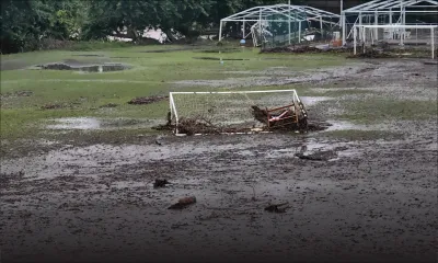Belal : le terrain de foot et de rugby de Riverland endommagé