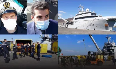 Fuite d’huile du Wakashio : «Plus de 5 tonnes d’équipements arrivés de La Réunion sur le Champlain», indique Clément Arboy