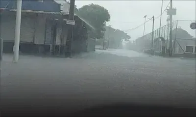 Fond-du-Sac : une partie de la route principale submergée 