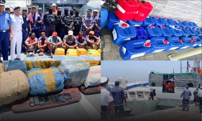 72 heures d’opération en haute mer - saisie record de Rs 510 millions de cannabis : dix arrestations
