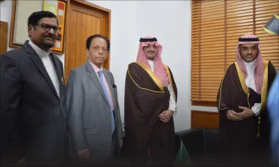 Visite officielle : le prince saoudien Abdulaziz Bin Saud rencontre SAJ 