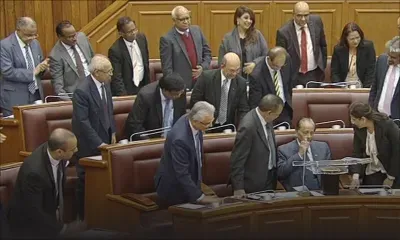 Dernière participation aux débats budgétaires : standing ovation pour SAJ qui s'en est pris à l'opposition et a défendu le CP lors de son discours