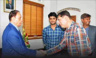 Cinéma : une délégation indienne rencontre SAJ