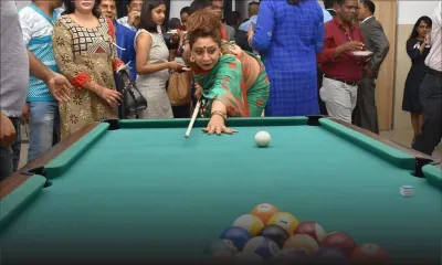 Inauguration du village hall de La Flora : billard, baby-foot et tennis de table au programme 