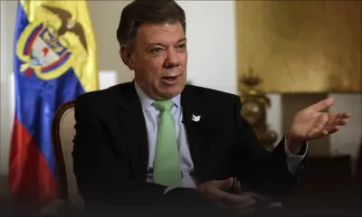 Le Nobel de la paix au président colombien Santos