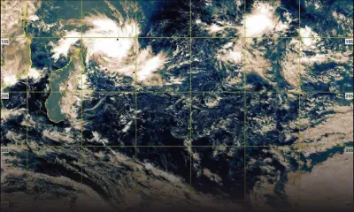 Météo : la perturbation tropicale devrait passer à 450 km de Maurice dimanche soir