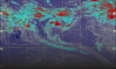 Météo : une zone de basse pression évolue au nord-est de Rodrigues