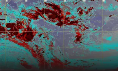 Météo : la zone de basse pression s'est intensifiée en une perturbation tropicale