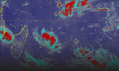 Perturbation tropicale  : de fortes averses orageuses attendues en fin d’après-midi