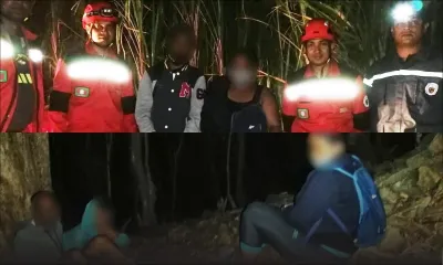 Égarés sur la montagne du Lion : quatre randonneurs localisés grâce à leur lampe torche