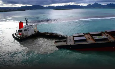 Étude australienne : le type de fuel du MV Wakashio moins toxique