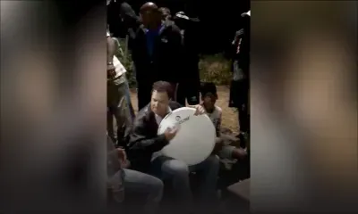 Le candidat Eric Guimbeau «bat so ravanne» avec ses sympathisants