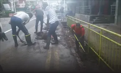 Pluies torrentielles : après les dégâts, le grand nettoyage à Port-Louis