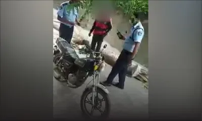 Zone rouge : Interpellé à Canal Anglais, un motocycliste : « Serzan, exkiz mwa, enn sel cou monn pass la »