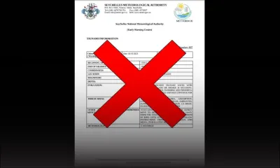 Aucune alerte au tsunami, précise le service météo des Seychelles