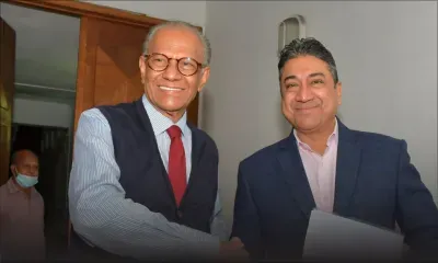 Rencontre entre Navin Ramgoolam et Sherry Singh 