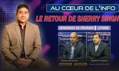 « Au Cœur de l’Info » : Le retour de Sherry Singh