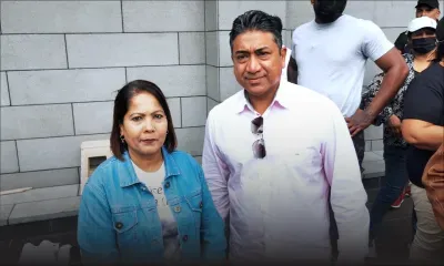 Sherry Singh présent au rassemblement de Bruneau Laurette à Port-Louis