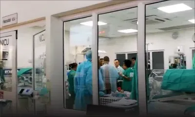 Marie-Cléanne, le bébé miraculé, est arrivée à l’hôpital de Flacq