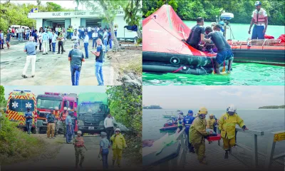 Blue-Bay : simulation de crash aérien en mer