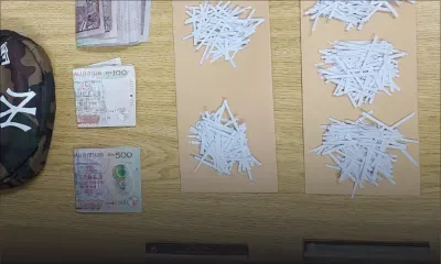 Port-Louis : un contrôle routier mène à la saisie de 502 papiers imbibés de drogue synthétique