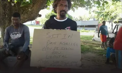 Sit-in à Agaléga : les habitants réclament la visite du ministre Husnoo