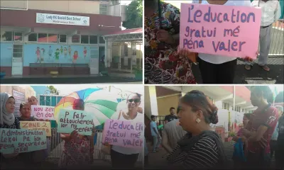 Montagne-Blanche : Des parents d’élèves participent à un « sit-in » et dénoncent un élève perturbateur