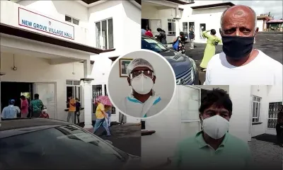 Suite aux trois nouveaux cas positifs : dépistage massif à New-Grove, Plaine-Magnien et Union Park