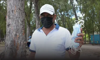 Mont-Choisy : Neeraj offre bénévolement des masques