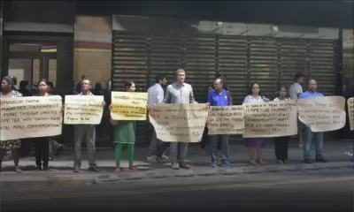 Port-Louis : Des anciens employés de Palmar Ltd ont manifesté devant l'Assemblée nationale