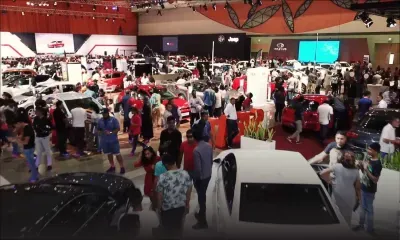 Salon de l’Automobile à Pailles : vue aérienne et ambiance