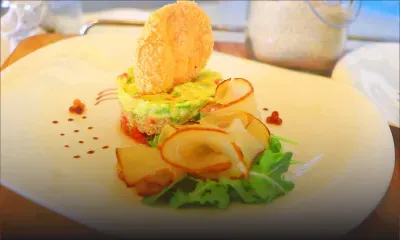Un chef une recette:Tartare d'avocat accompagné de marlin